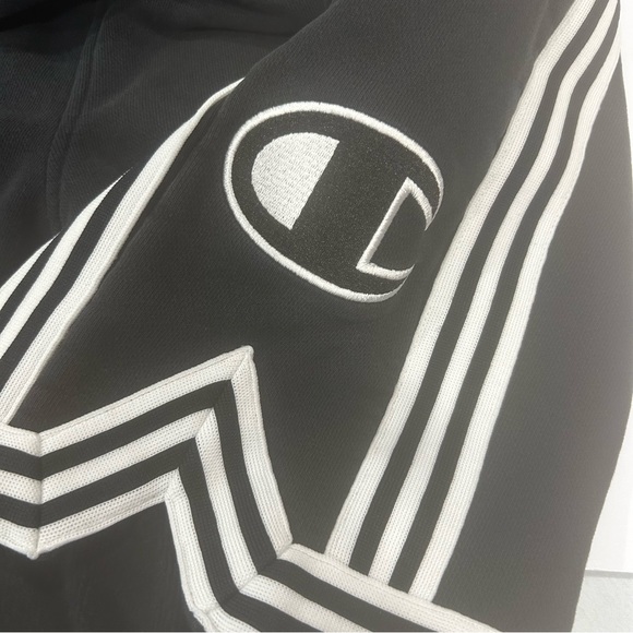 Champion reverse Weave shorts mens Size medium black white retro sporty casual - Picture 15 of 16